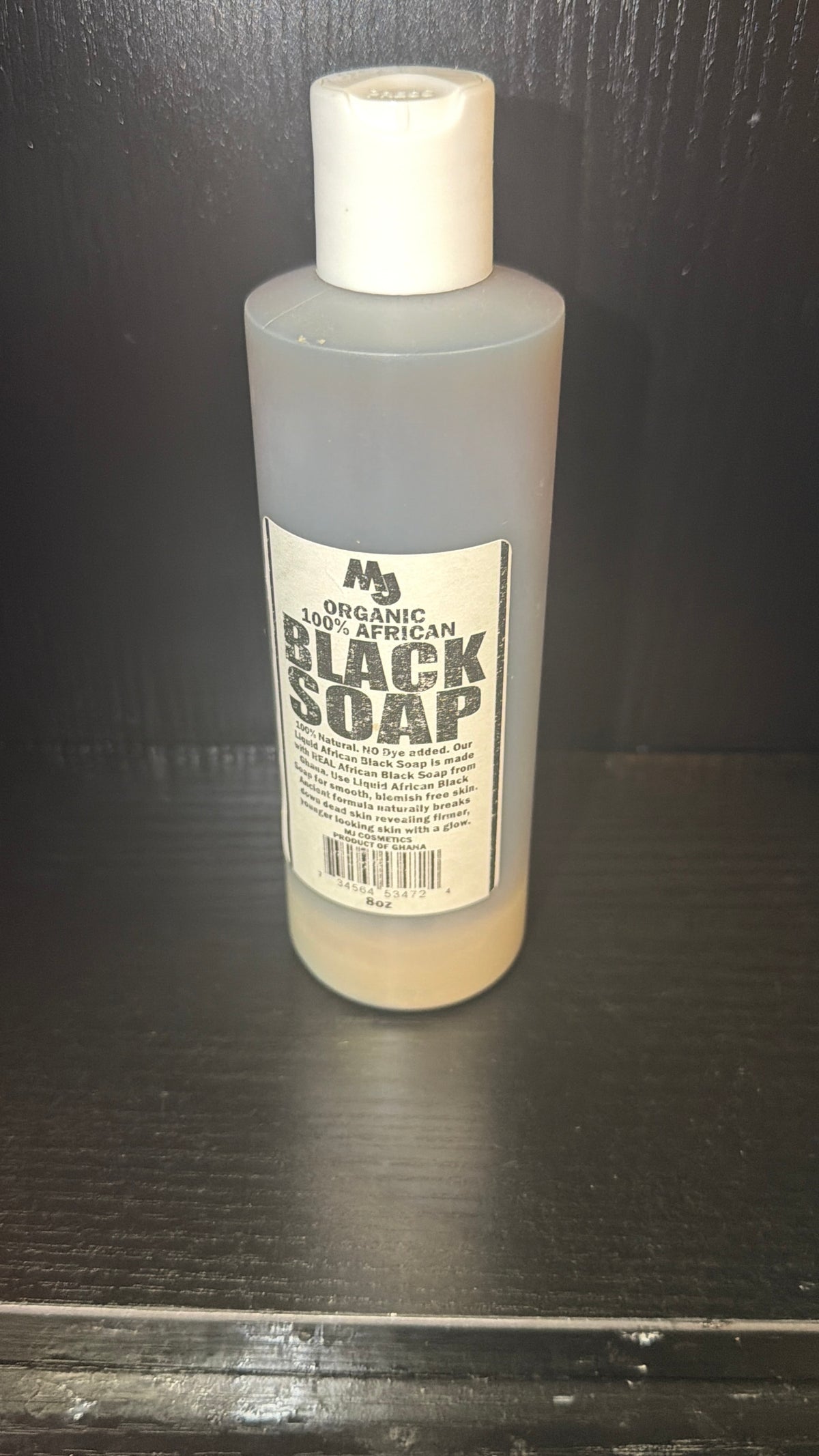 Liquid African Black Soap — Organic, 100% African (8oz)