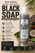 Liquid African Black Soap — Organic, 100% African (8oz)