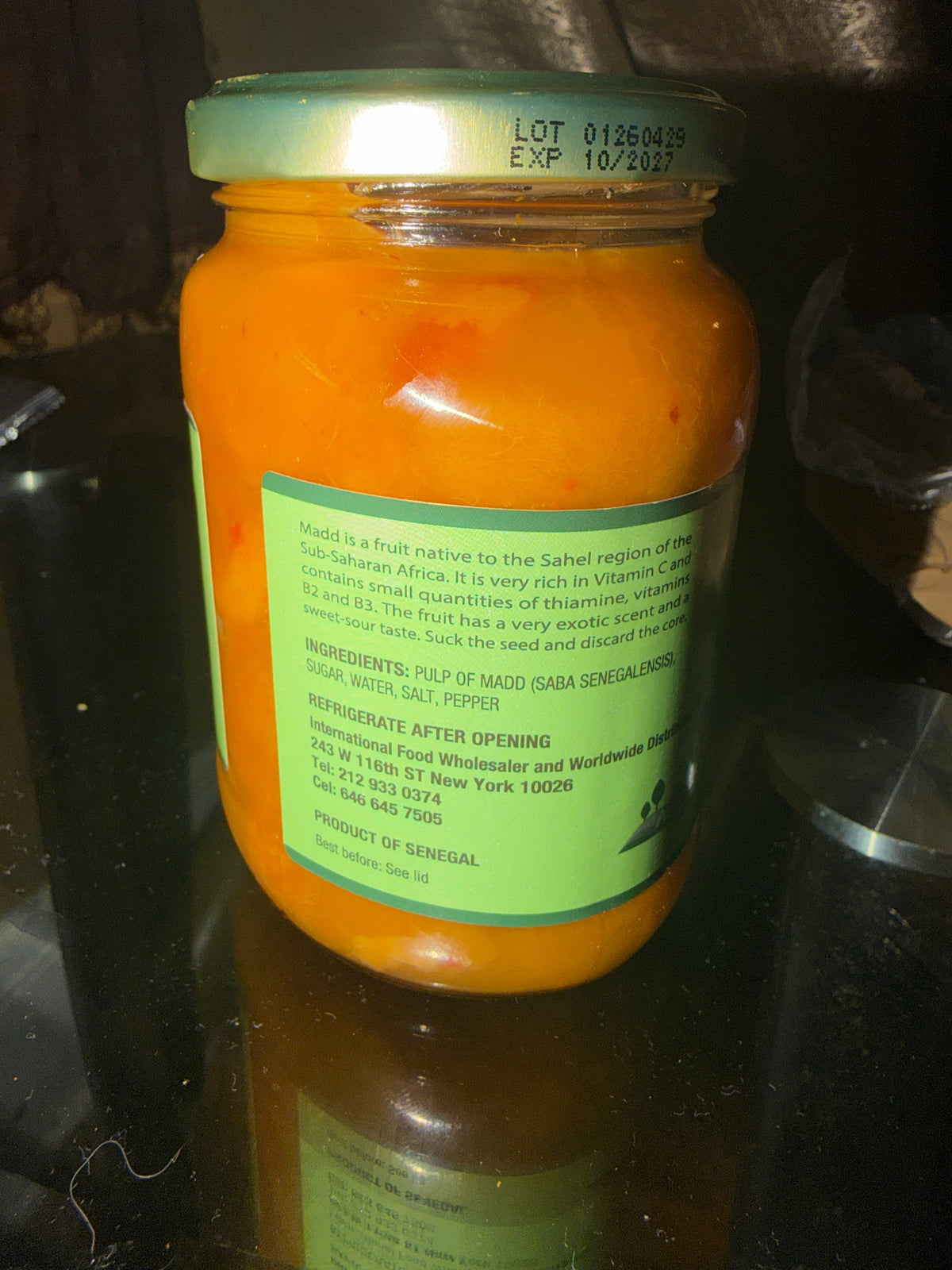 Madd in Syrup — Saba Senegalensis (14.8oz)