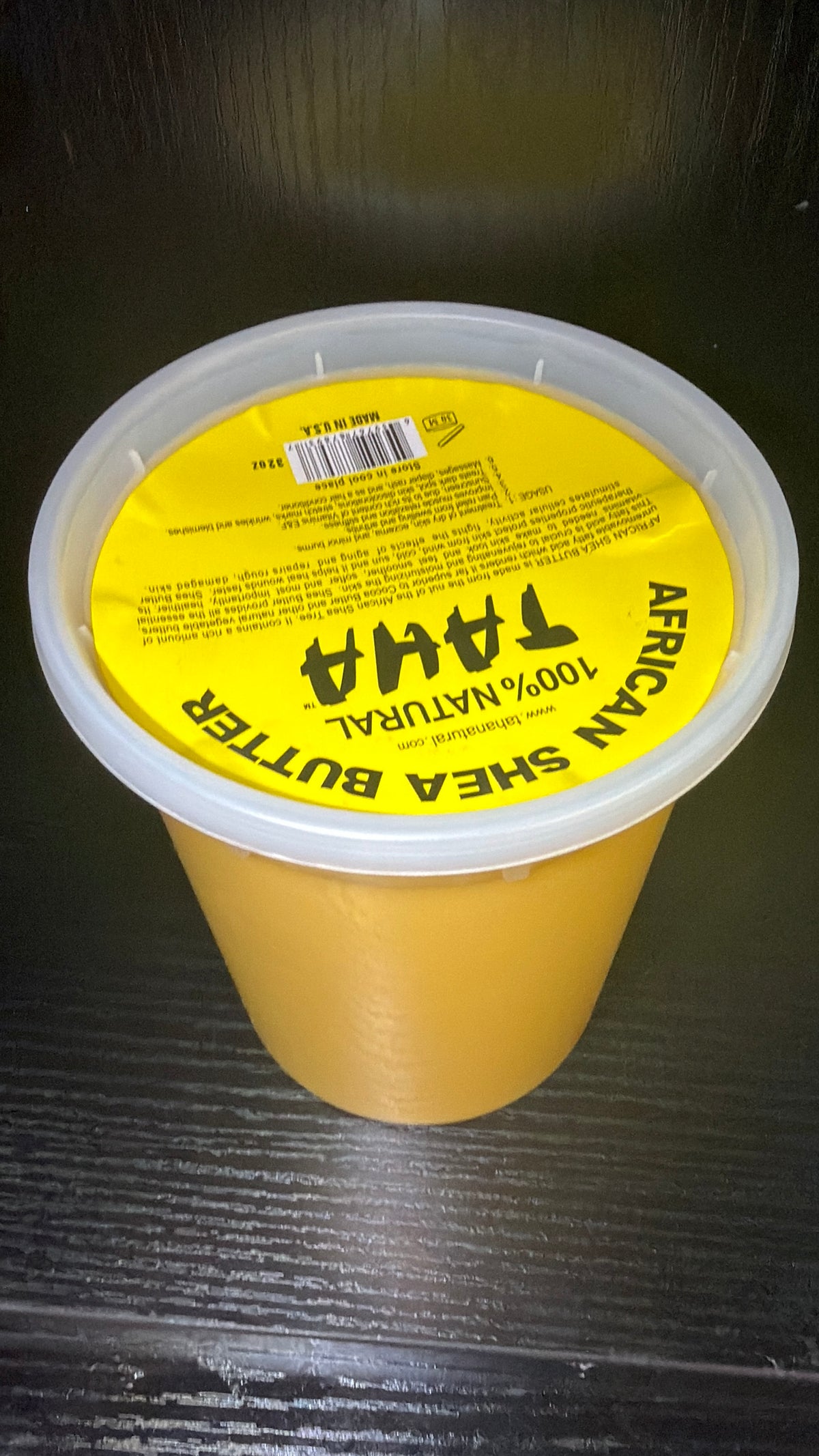 African Shea Butter — 100% Natural, Yellow (32oz)