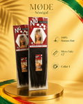 Nu-Trendz Micro Yaky 12” 100% Human Hair Weave – Color 1