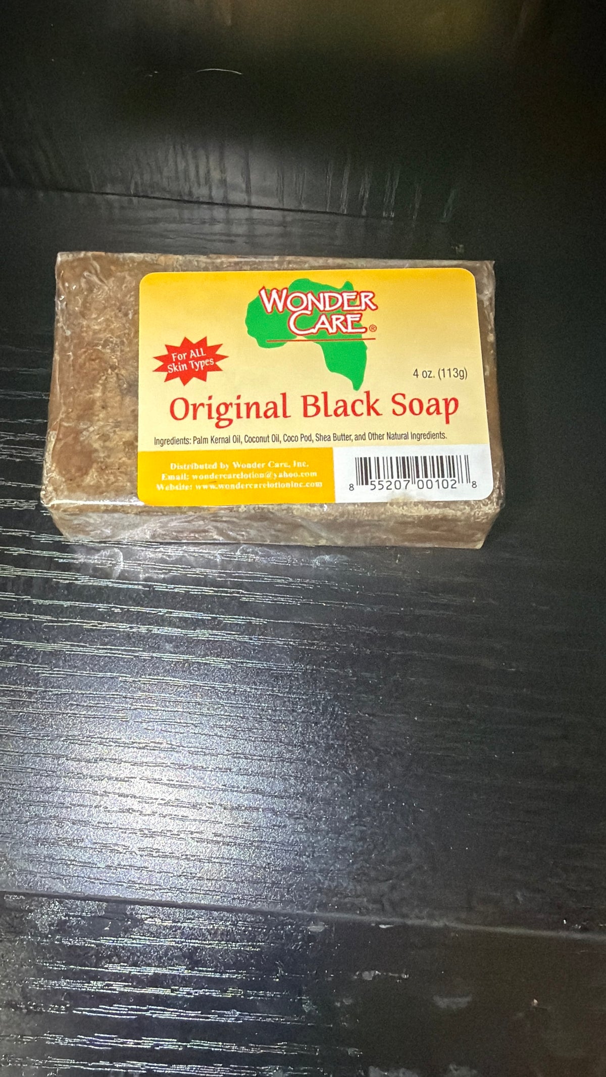 Original Black Soap — 100% Natural, Handmade (4oz)