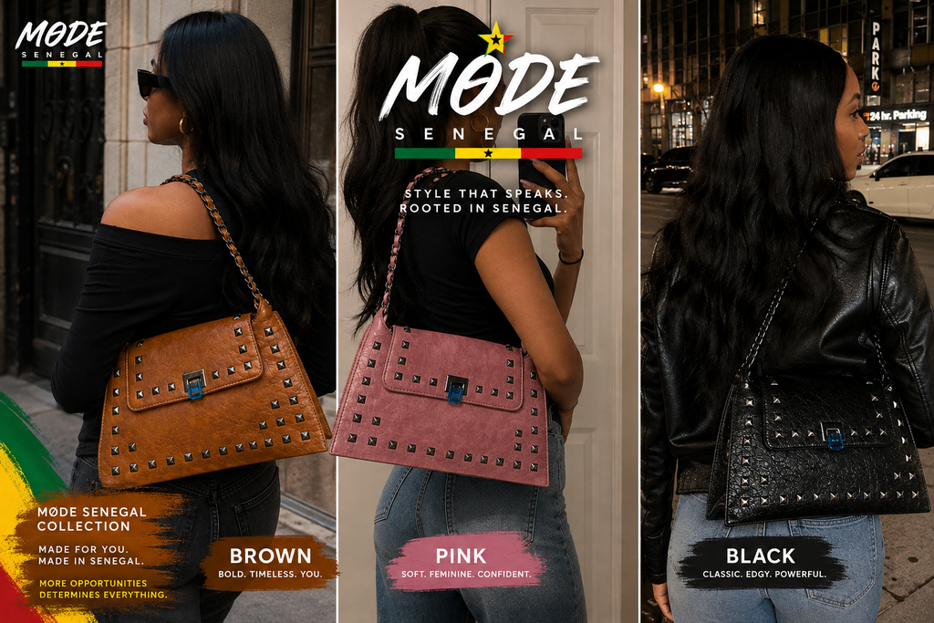 Studded Chain-Strap Purse —