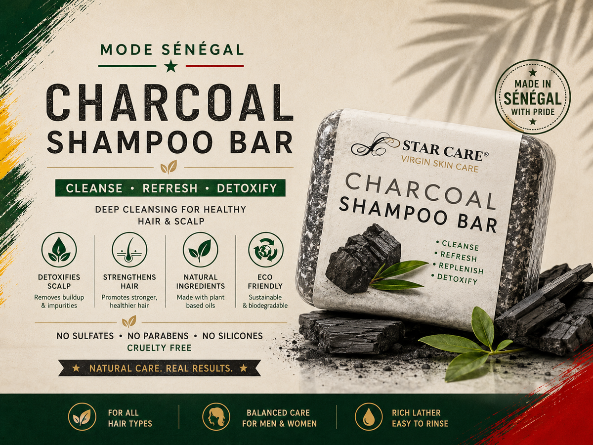 Charcoal Shampoo Bar — Cleanse & Detoxify