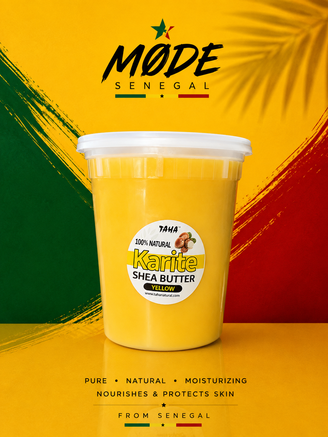 African Shea Butter — 100% Natural, Yellow (32oz)