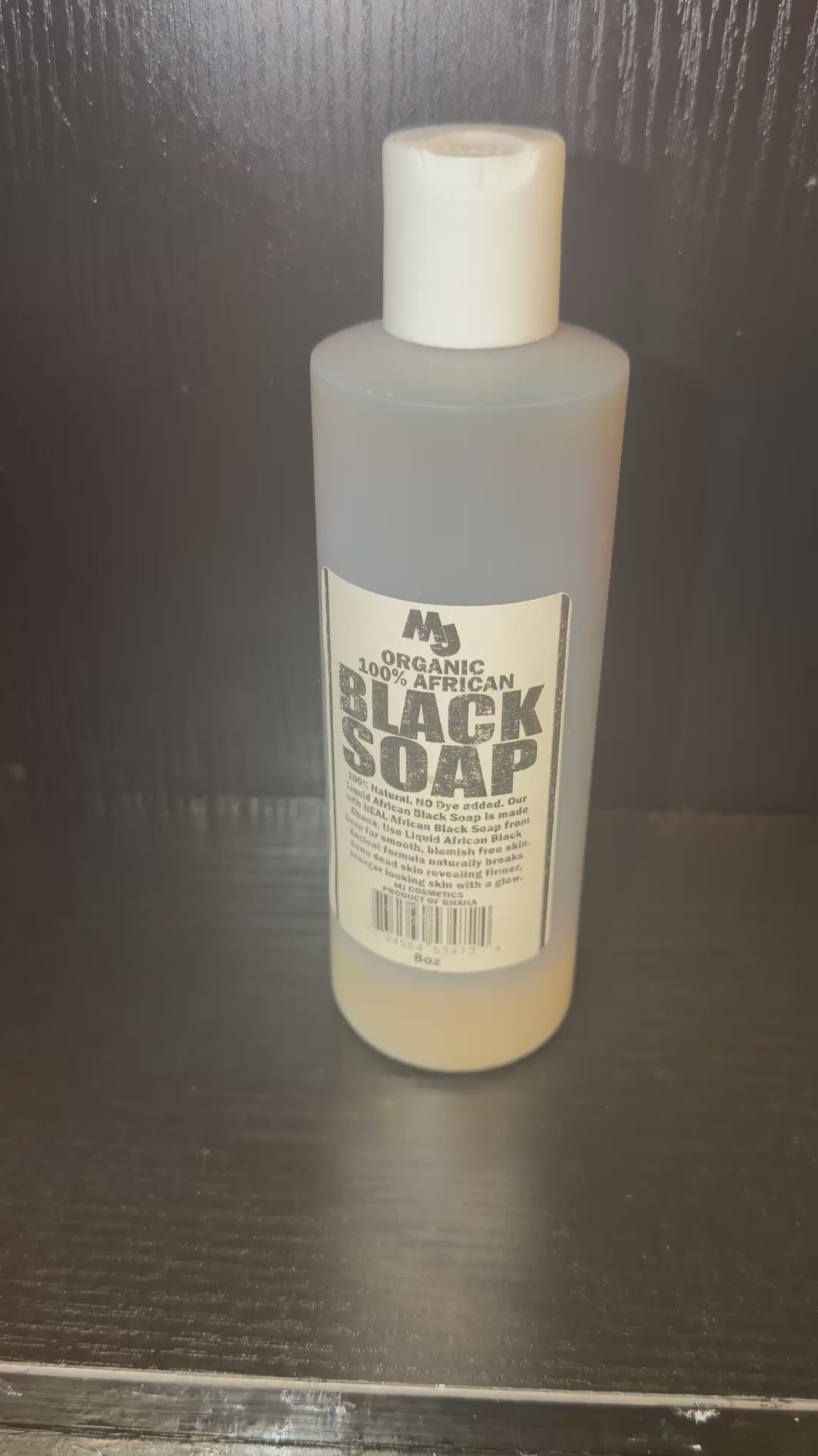 Liquid African Black Soap — Organic, 100% African (8oz)