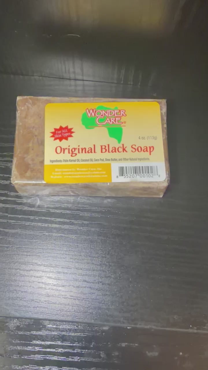 Original Black Soap — 100% Natural, Handmade (4oz)